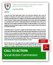 Social Action Commission Call to Action